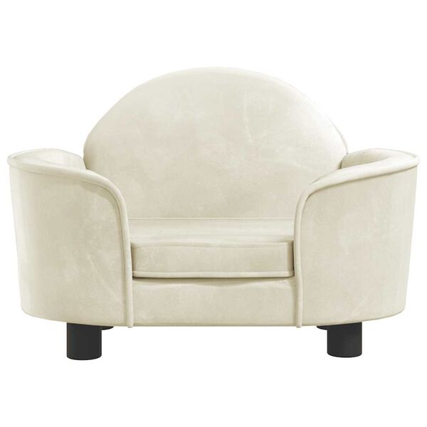 vidaXL päevavoodi, kreemjas, 66x40x45 cm, samet