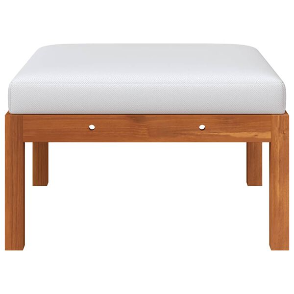 vidaXL 3-osaline aiam&ouml;&ouml;blikomplekt patjadega, puit, akaatsia ja k&ouml;is