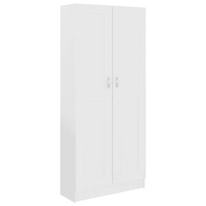 vidaXL raamaturiiul valge 82,5 x 30,5 x 185,5 cm tehispuit