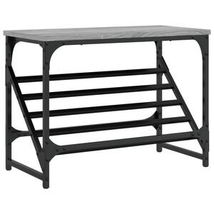 vidaXL kingakapp, hall Sonoma tamm, 60 x 30 x 45 cm, tehispuit