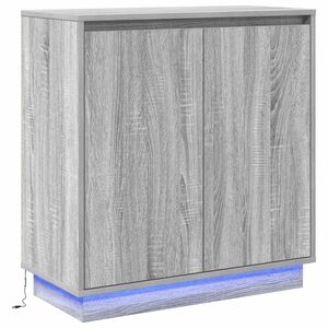 vidaXL LED Kummuti jaoks Hall Sonoma 71 x 34,5 x 75 cm Tehispuit