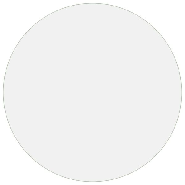 vidaXL lauakaitse, l&auml;bipaistev, &Oslash; 90 cm, 1,6 mm, PVC