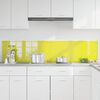 vidaXL Kögi Splashback 2 pcs Kollane 90 x 40 cm karastatud klaas