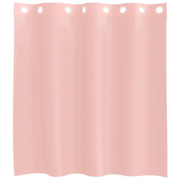 vidaXL Voile kardinad rõngastega 2 tk Roosa 140x140 cm