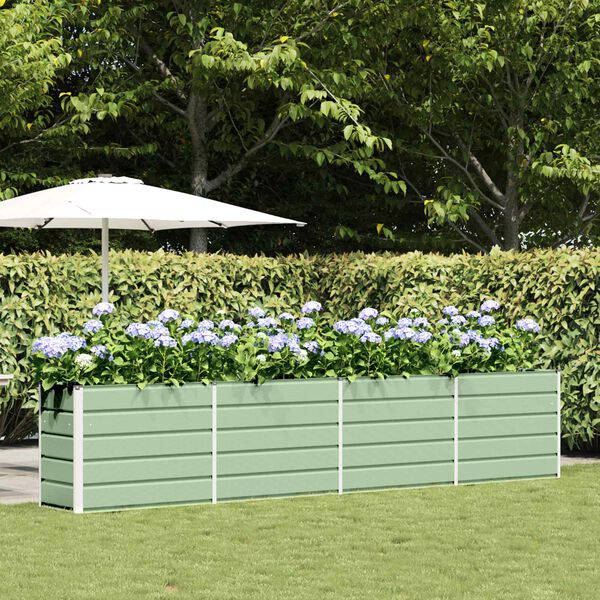 vidaXL Taimekast Pastellroheline 480 x 50 x 45 cm Tsinkteras