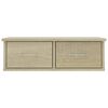 vidaXL seinasahtlid, Sonoma tamm 60x26x18,5 cm tehispuit