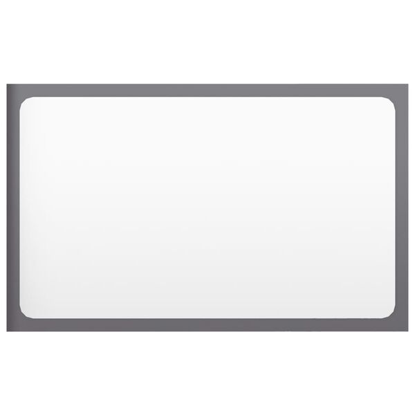 vidaXL vannitoa peegel k&otilde;rgl&auml;ikega valge 60x1,5x37 cm puitlaastplaat