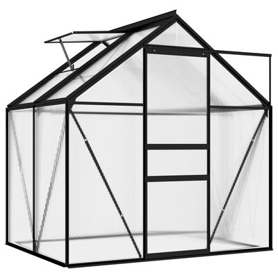 vidaXL kasvuhoone, antratsiithall, alumiiniumist 2,47 m²