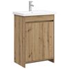 vidaXL Vannitoa m&ouml;&ouml;bleset Artisan tamm 61 x 40 x 84,5 cm Tehispuit