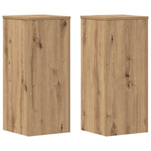 vidaXL taimealused 2 tk, k&auml;sit&ouml;&ouml;tamm, 30x30x70 cm, tehispuit