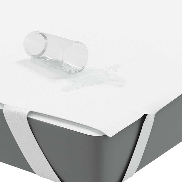 vidaXL kaitsemadrats, valge, 160x220 cm, veekindel