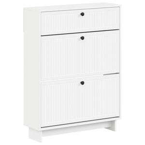 vidaXL Kinga kapp EDE 78 x 24 x 103 cm Tehispuit Valge