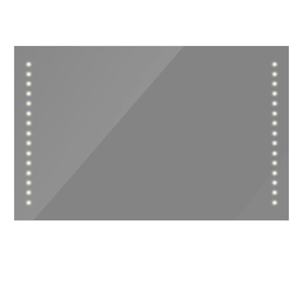 LED tuledega peegel vannituppa 100 x 60 cm