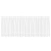 vidaXL Lina Kardin kardinatega Lilled Valge 100 x 400 cm Pol&uuml;ester