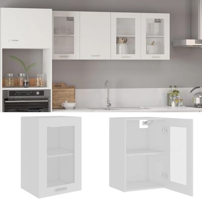 vidaXL köögikapp, valge, 40 x 31 x 60 cm, puitlaastplaat