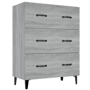 vidaXL puhvetkapp, hall, Sonoma tamm, 69,5 x 34 x 90 cm, tehispuit