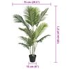 vidaXL kunstpalm, roheline, 120 cm, PP
