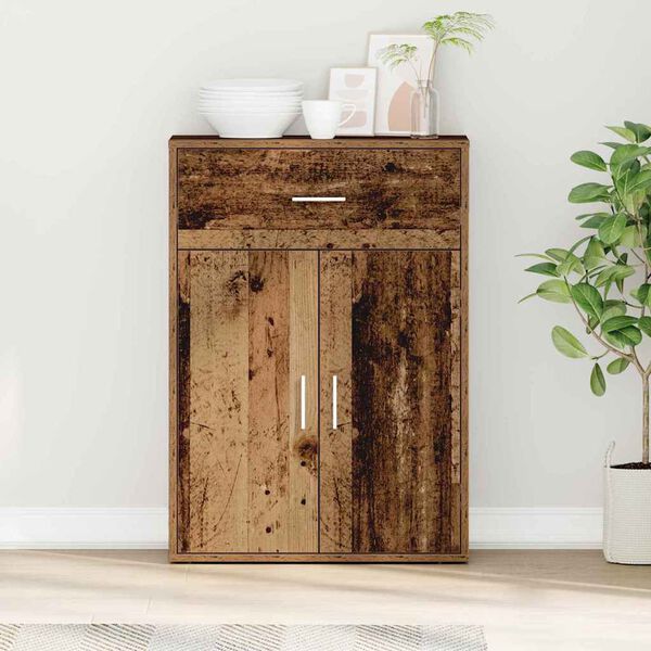 vidaXL K&otilde;ide sahtliga Vana puit 60 x 30 x 84 cm Tehispuit