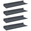vidaXL Ujuv riiul 4 pcs Antratsiit 30 x 9 x 2,5 cm Teras