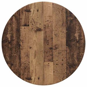 vidaXL Lauda peal Vana puit &Oslash; 70 x 1,5 cm Tehispuit