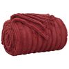 vidaXL Viskab tekid 6 pcs Bordeaux punane 240 x 220 cm Fliis