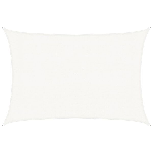 vidaXL päikesepuri 160 g/m², valge, 3 x 4,5 m HDPE