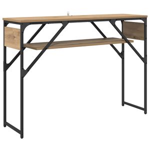 vidaXL KonsolLaud K&auml;sit&ouml;&ouml;puu Tehispuit 105x30x75cm