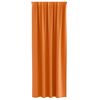 vidaXL Kardinad r&otilde;ngastega 2 pcs Erk Oranž 225 x 140 cm Pol&uuml;ester