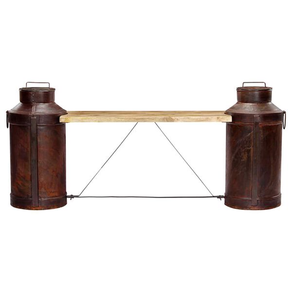 vidaXL piimap&uuml;ttidega esikupink, 150 x 33 x 64 cm, mangopuit