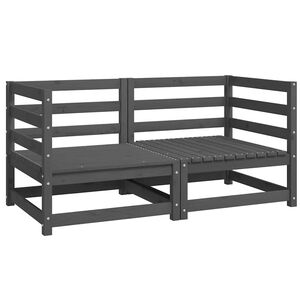 vidaXL aia nurgadiivanid, 2 tk, hall, m&auml;nnipuit