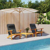 vidaXL Adirondack toolipadjad 2 tk, must, oxford kangas
