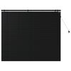 vidaXL Veneetsia rulo Must 135 x 130 cm 35 mm Massiivne Paulownia puit