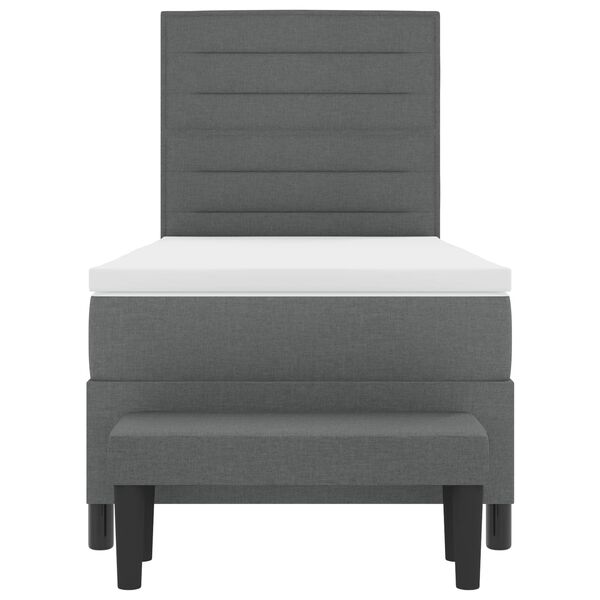 vidaXL Karbi vedrumadrats madratsiga peaga Tumehall 90 x 190 cm kangas