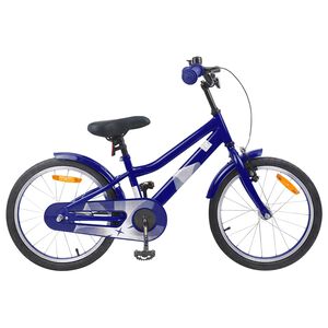 vidaXL Laste Bike 18 Tolli 5-7 aastastele Tumesinine