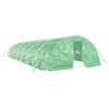 vidaXL kasvuhoone terasraamiga, roheline, 70 m&sup2;, 14x5x2,3 m