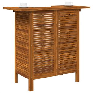 vidaXL baarilaud 110 x 50 x 105 cm, akaatsiapuit