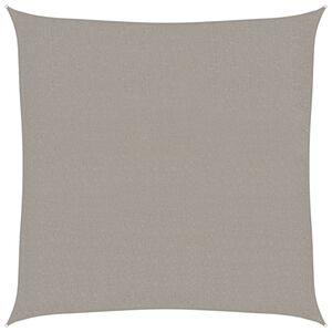 vidaXL p&auml;ikesepuri 160 g/m&sup2;, kandiline, helehall, 2,5x2,5 m, HDPE