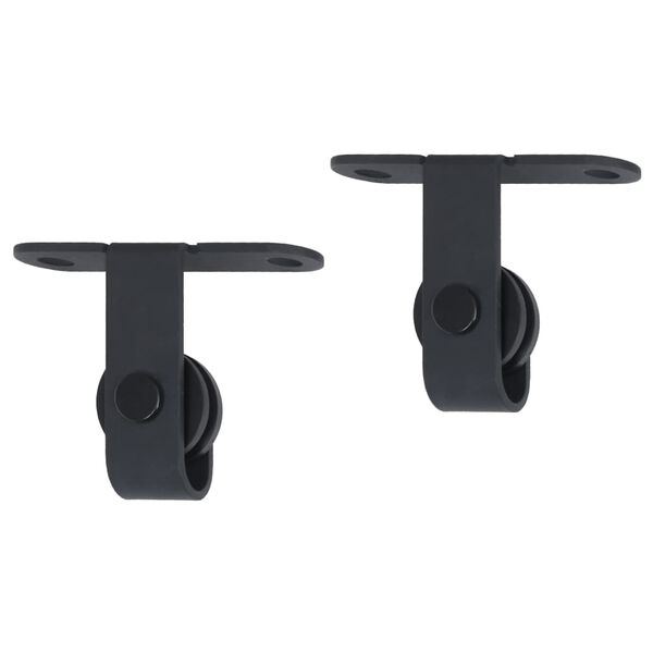 vidaXL minisuuruses liugukse komplekt, s&uuml;sinikteras, 122 cm