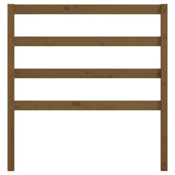 vidaXL voodipeats, meepruun, 96 x 4 x 100 cm, m&auml;nnipuit