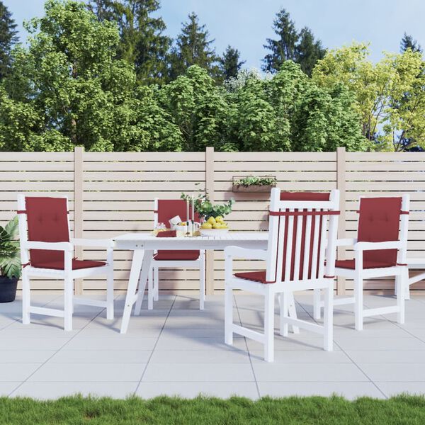 vidaXL madala seljatoega padjad 4 tk, antratsiit, 100x50x4 cm, kangas