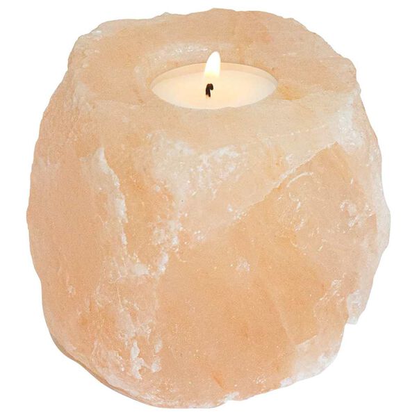 vidaXL Soola Kivi Tealight Hoidjad Roosa Soole kivi