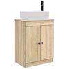 vidaXL Vannitoa kraanikauss Sonoma tamm 54 x 35 x 83 cm Tehispuit