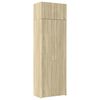 vidaXL hoiukapp, Sonoma tamm, 70 x 42,5 x 225 cm, tehispuit