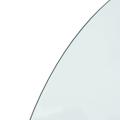 vidaXL kamina klaasplaat, poolümar, 1000x500 mm