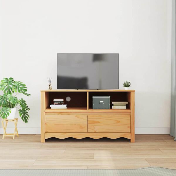 vidaXL TV-kapp sahtliga Drammen Tamm 99 x 43 x 55 cm Männipuit