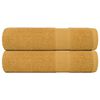 vidaXL vannitoar&auml;tikud FROGN 2 tk, kuldne, 100x150 cm, 360 g/m&sup2;