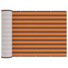 vidaXL Baldahhiin 150 x 200 cm PU kaitsega kangas Oranž ja pruun