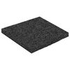 vidaXL Kummi graanulite terrassipadja Must 9 x 9 x 0,6 cm Kumm