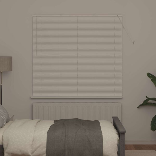 vidaXL Veneetsia rulo Reguleeritav Valge 150 x 140 cm PVC