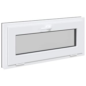 vidaXL Keldriakendus RISOR 90 x 40 cm PVC ja klaas Antratsiit
